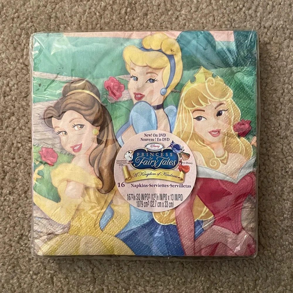 Early 2000s Hallmark Disney Princess Party Supplies